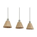 Ledvance LED Lampa Wisząca Decor Rattan Liniowy Brązowy | Nadaje Się Do 3x E27