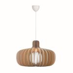 Nordlux Hazo 65 Lampa Wisząca Drewno Brązowy | Nadaje Się Do 1x E27