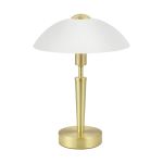 Eglo Lampa Stołowa Solo 1 Stal Złoty Valkoinen | IP20 - Nadaje Się Do 1x E14 