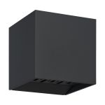 Eglo Światło Ścienne Calpi 2 Aluminium Antracyt Up & Down 3.3W 340lm - 830 Ciepła Biel | IP54