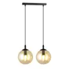 Emibig Lampa Wisząca Cosmo Stal Czarny | Nadaje Się Do 2x E14 - Max 10W