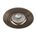 Noxion Wpuszczany Spot Vision MR16 Uchylny Błyszczący Bronze | 82mm - Aukko 69mm - IP20 - W Tym GU10 Trzonek